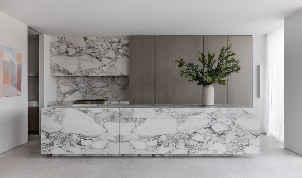 Luxury interior concept render with modern elegance