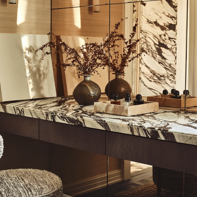 autumn interiors with warm textures and rich materials