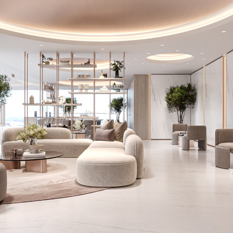 Elegant open shelving styled by Home interior design expert