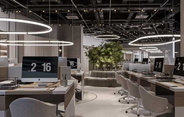 Modern office interior in Dubai