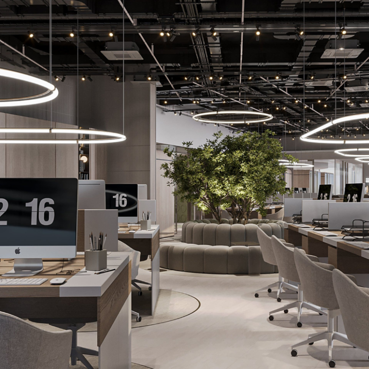 Modern office interior in Dubai